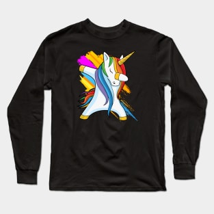 Unicorn Dabing Long Sleeve T-Shirt